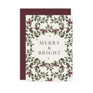 Merry & Bright Christmas Card