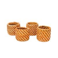Load image into Gallery viewer, Rattan Napkin Rings (Set of 4)
