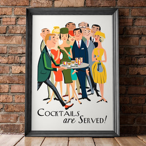 Cocktails 11x14 Print