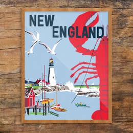 New England 11x14 Print