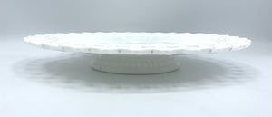 Scalloped Cake Stand (Vintage)